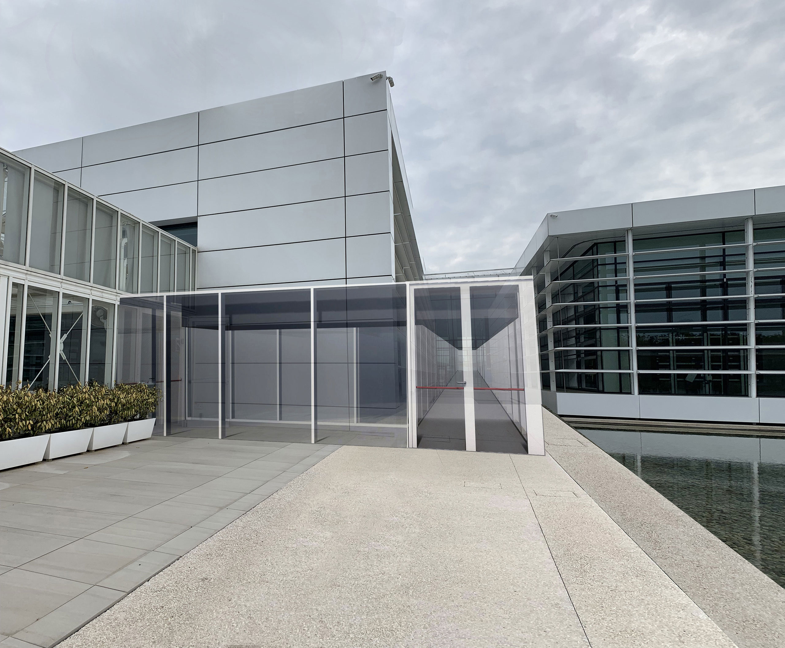 Philip Morris International – Percorso connettivo esterno e Parcheggio fornitori